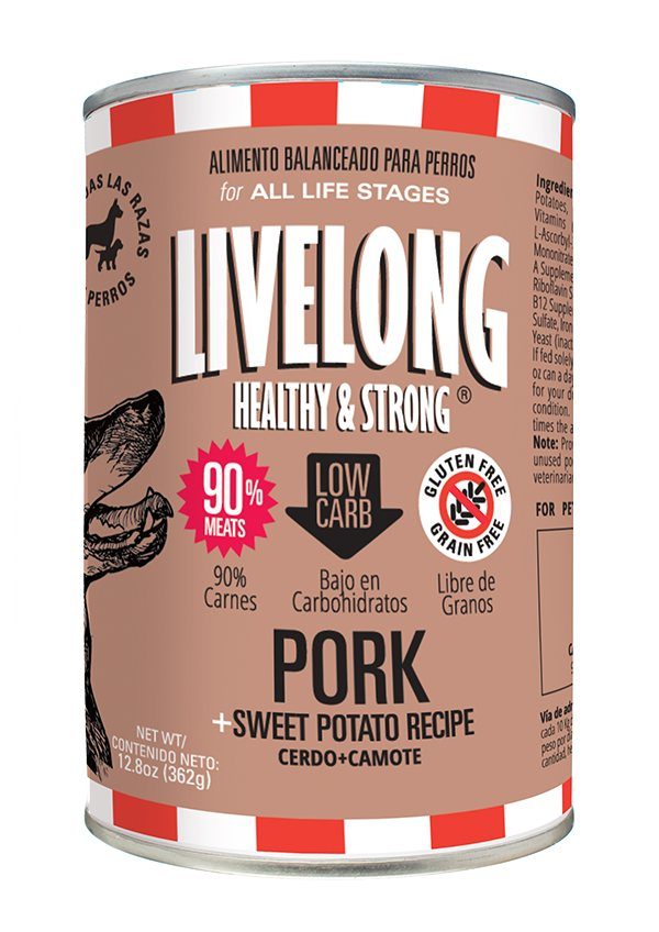 Pork dog food